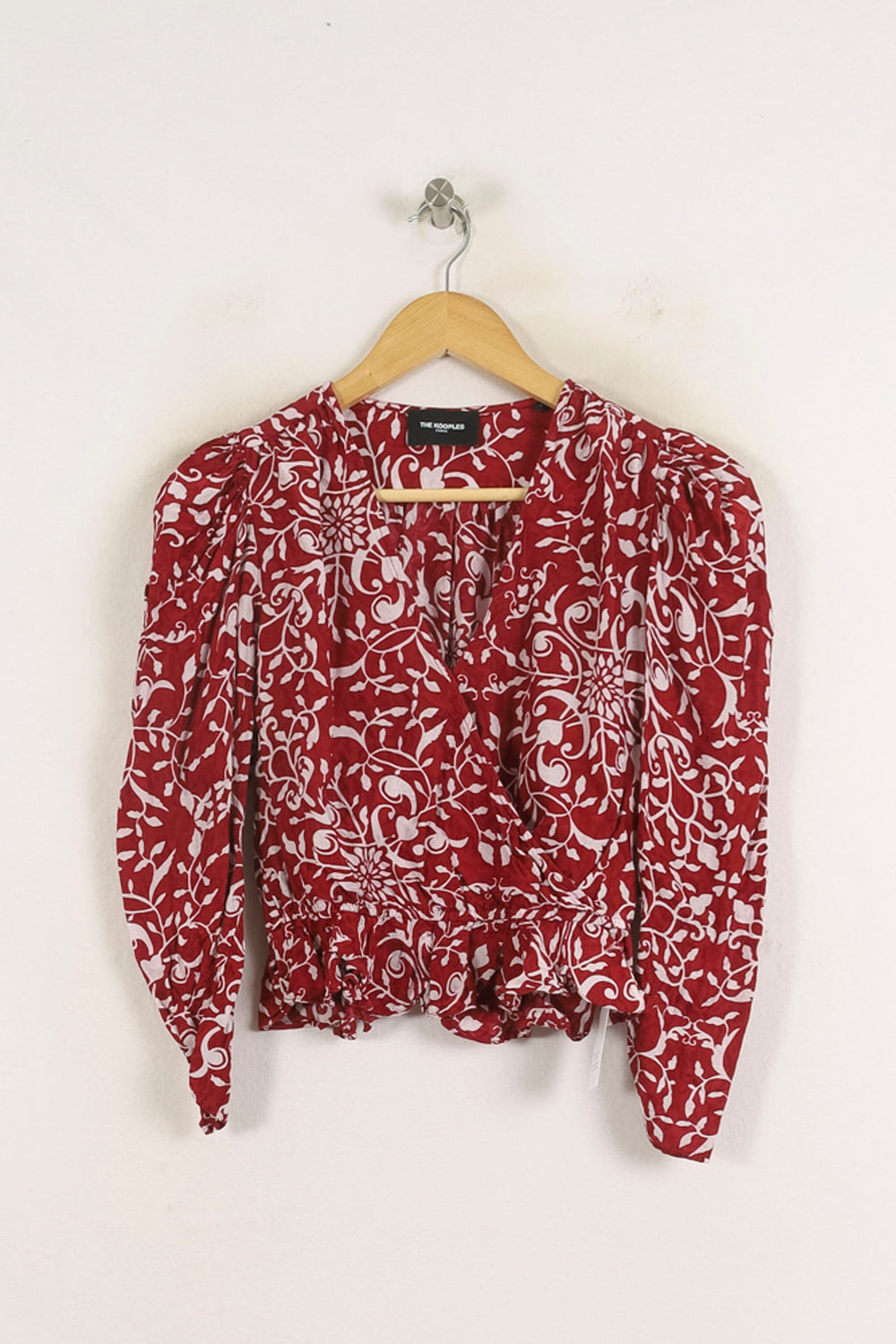 Blouse Rouge et Blanche - Taille S/36 de la marque The Kooples | PARAD78835 - Vendu par Paradigme - Image 2