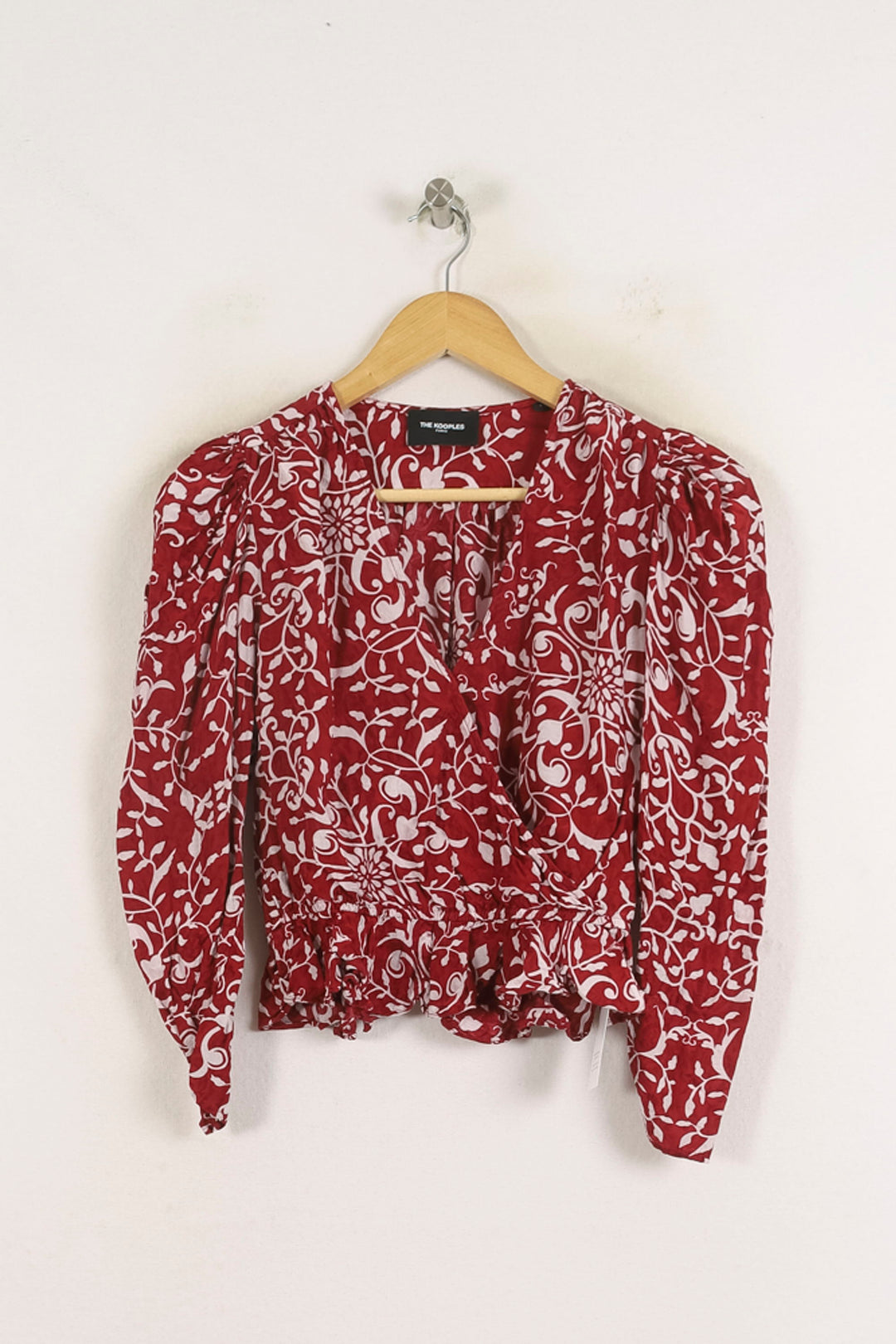 Blouse Rouge et Blanche - Taille S/36 de la marque The Kooples | PARAD78835 - Vendu par Paradigme - Image 2