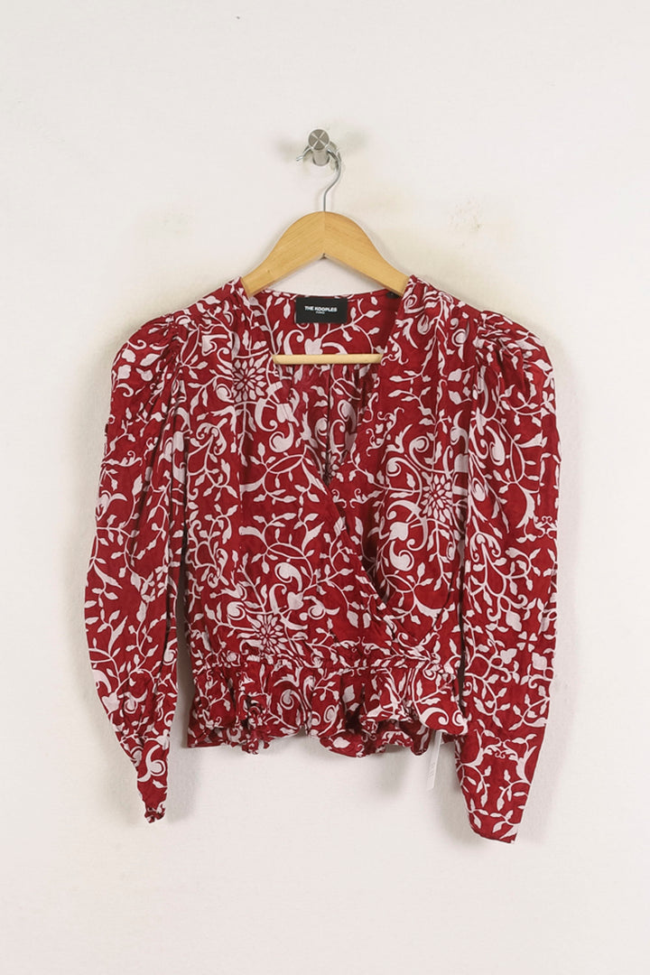 Blouse Rouge et Blanche - Taille S/36 de la marque The Kooples | PARAD78835 - Vendu par Paradigme - Image 2