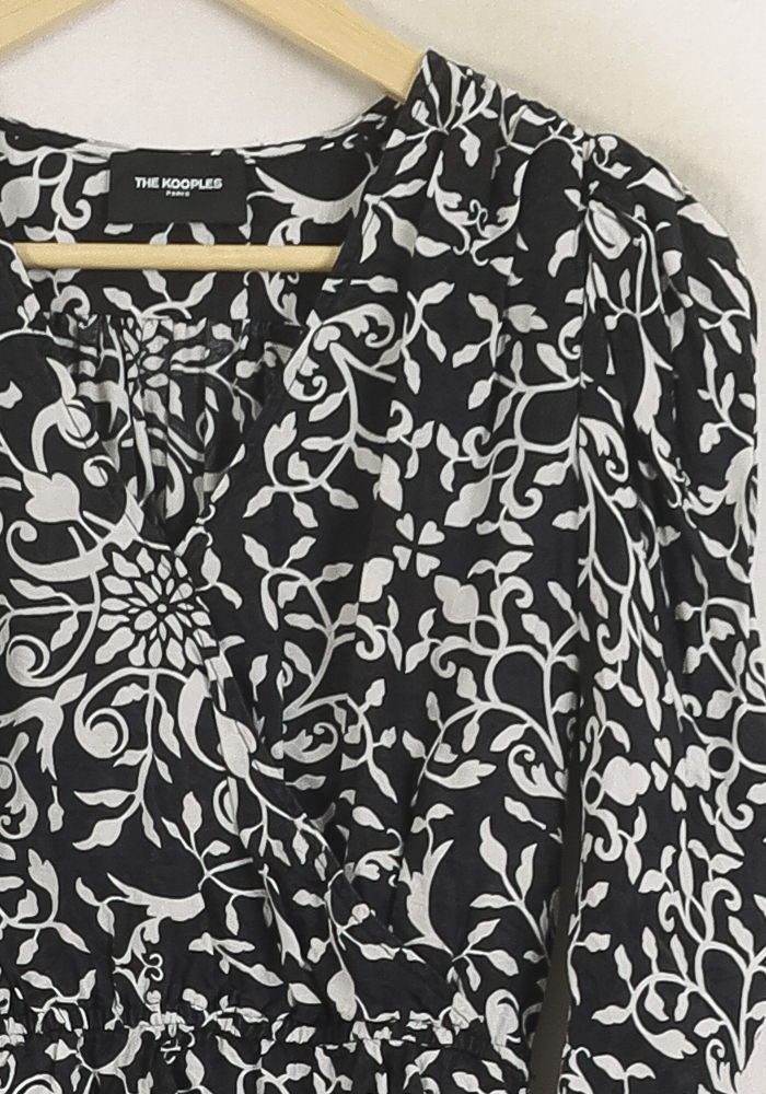 Blouse Noire et Blanche - Taille S/36 de la marque The Kooples | PARAD78836 - Vendu par Paradigme - Image 3