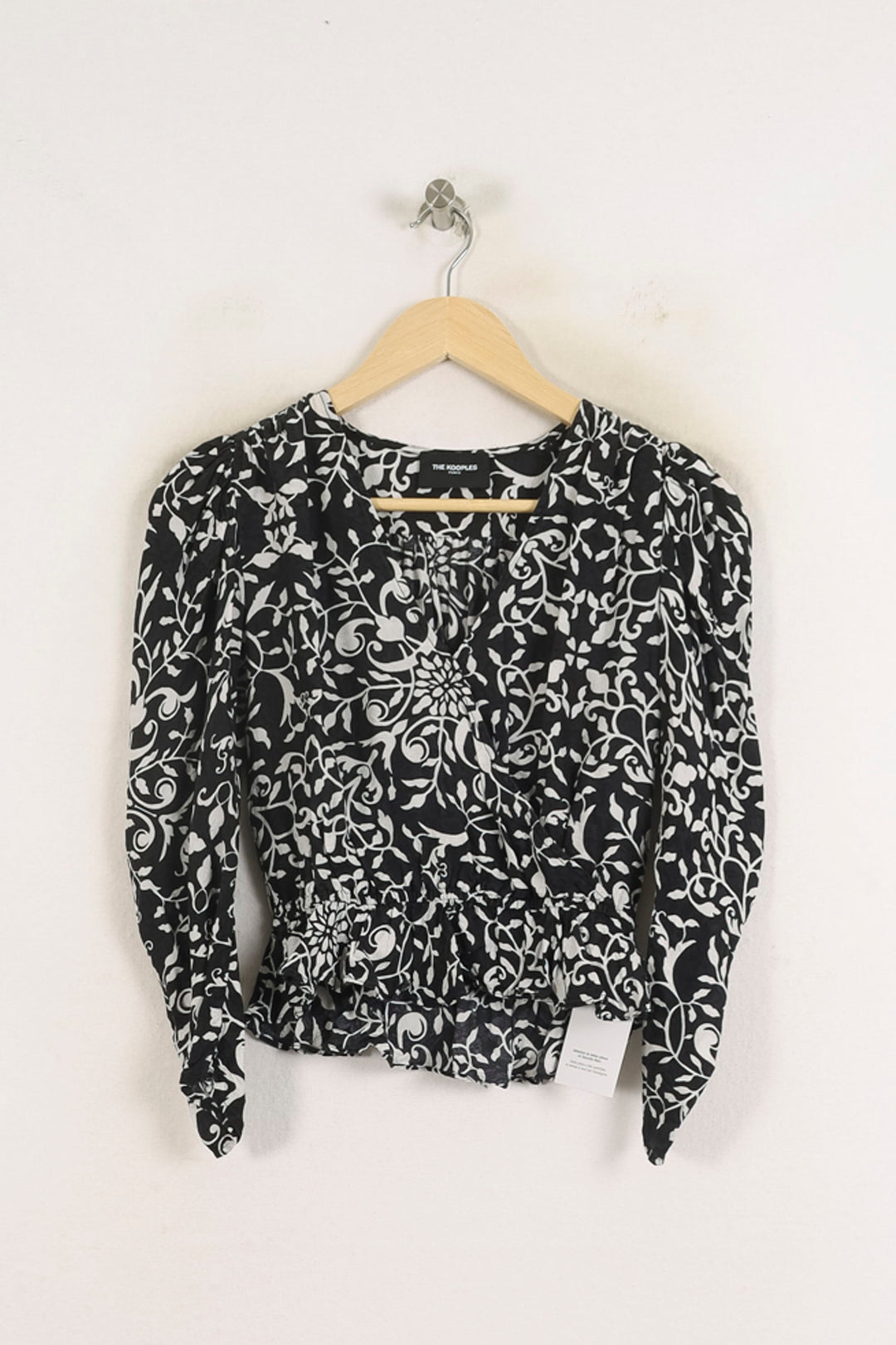 Blouse Noire et Blanche - Taille S/36 de la marque The Kooples | PARAD78836 - Vendu par Paradigme - Image 2