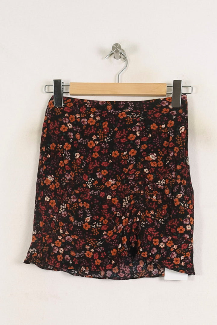 Jupe Noire et Fleurie - Taille XS/34 de la marque Petite Mendigote | PARAD78837 - Vendu par Paradigme - Image 2