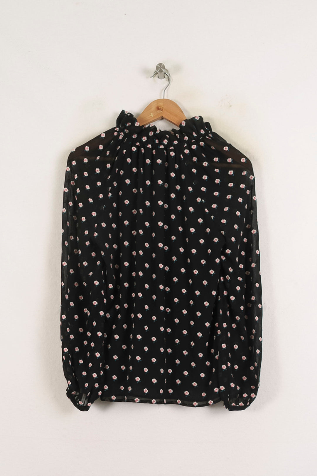 Blouse Noire et Blanche - Taille S/36 de la marque Claudie Pierlot | PARAD78838 - Vendu par Paradigme - Image 4