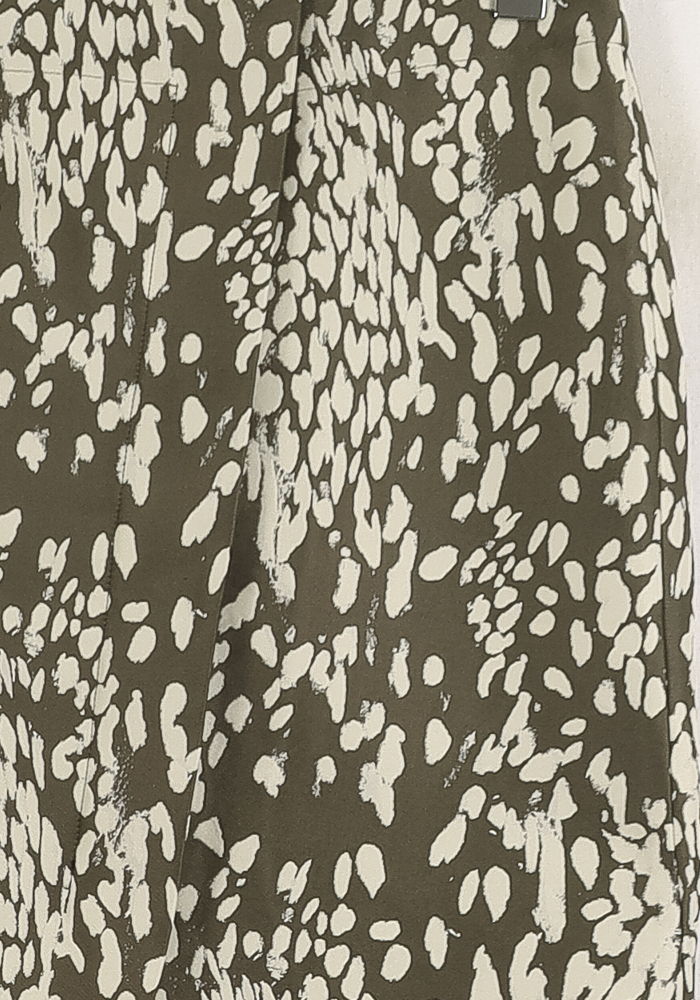 Jupe Droite Verte et Blanche - Taille M/38 de la marque Gerard Darel | PARAD78839 - Vendu par Paradigme - Image 3