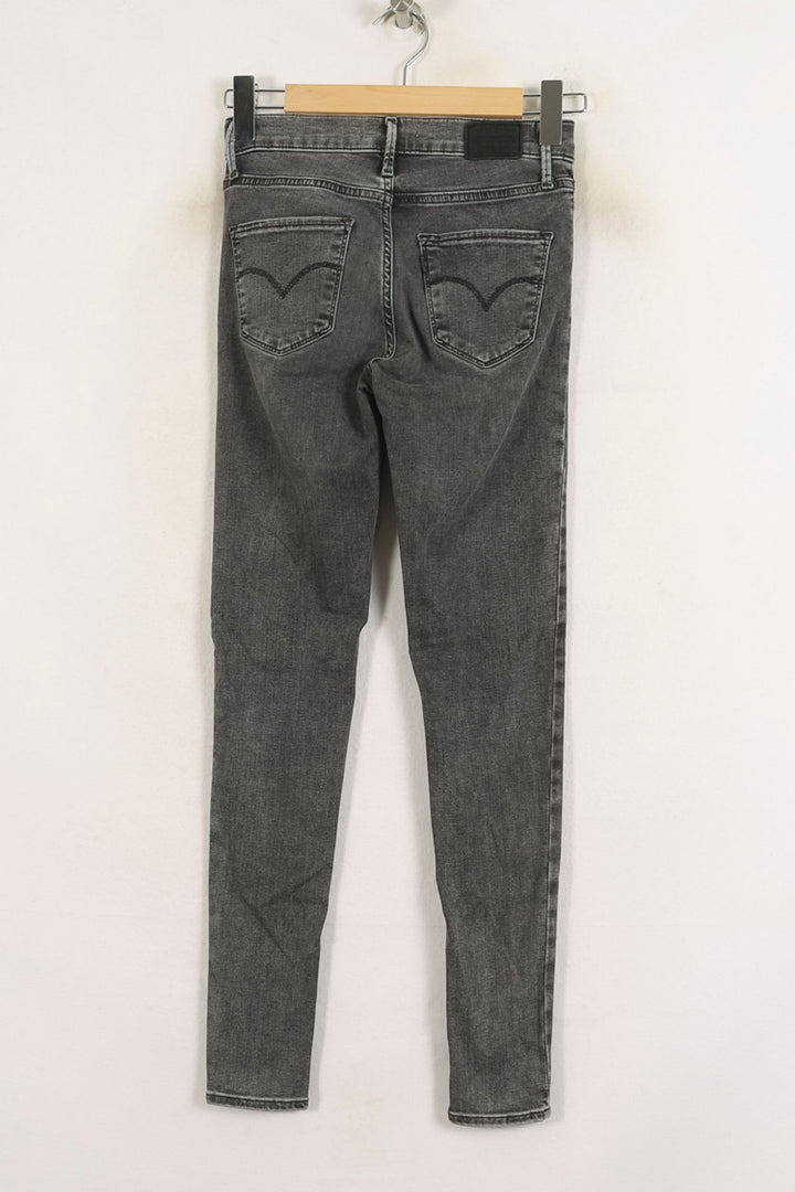 Jean Skinny Gris - Taille XS/34 de la marque Levi's | PARAD78852 - Vendu par Paradigme - Image 4