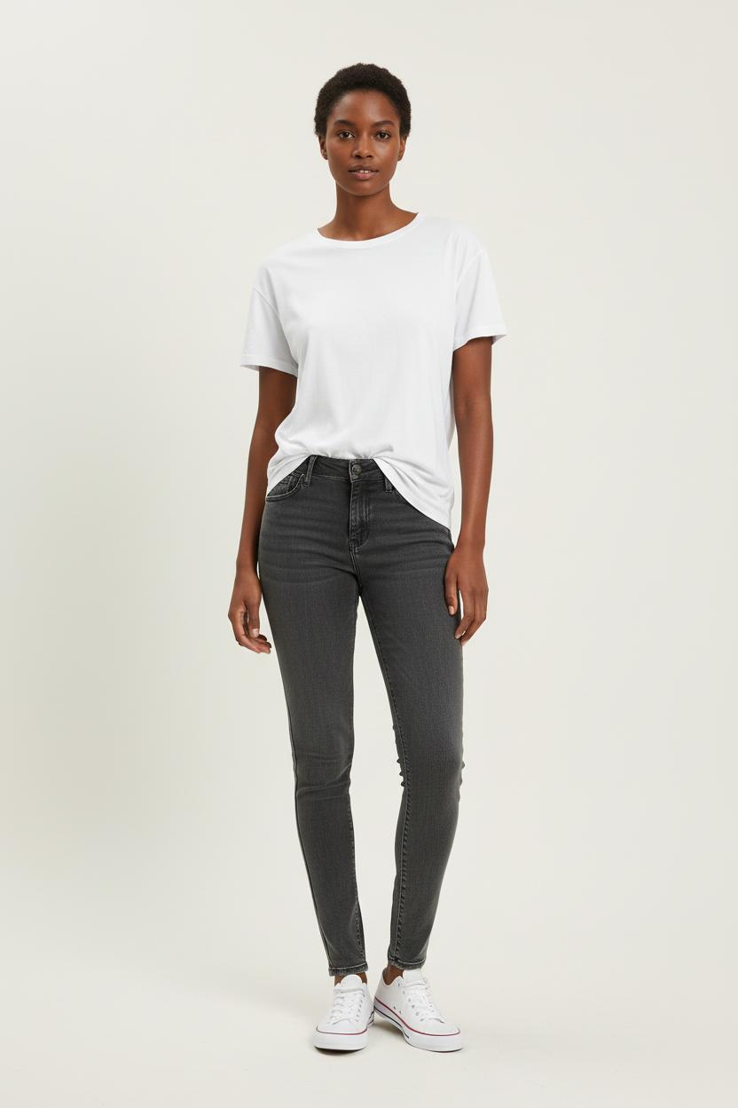 Jean Skinny Gris - Taille XS/34 de la marque Levi's | PARAD78852 - Vendu par Paradigme - Image 1