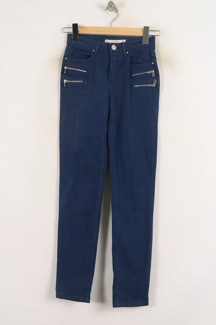 Jean Bleu - Taille XS/34 de la marque Sud express | PARAD78853 - Vendu par Paradigme - Image 2