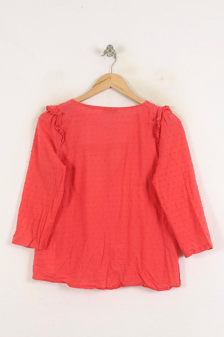 Blouse Rouge - Taille S/36 de la marque Opullence | PARAD78857 - Vendu par Paradigme - Image 4
