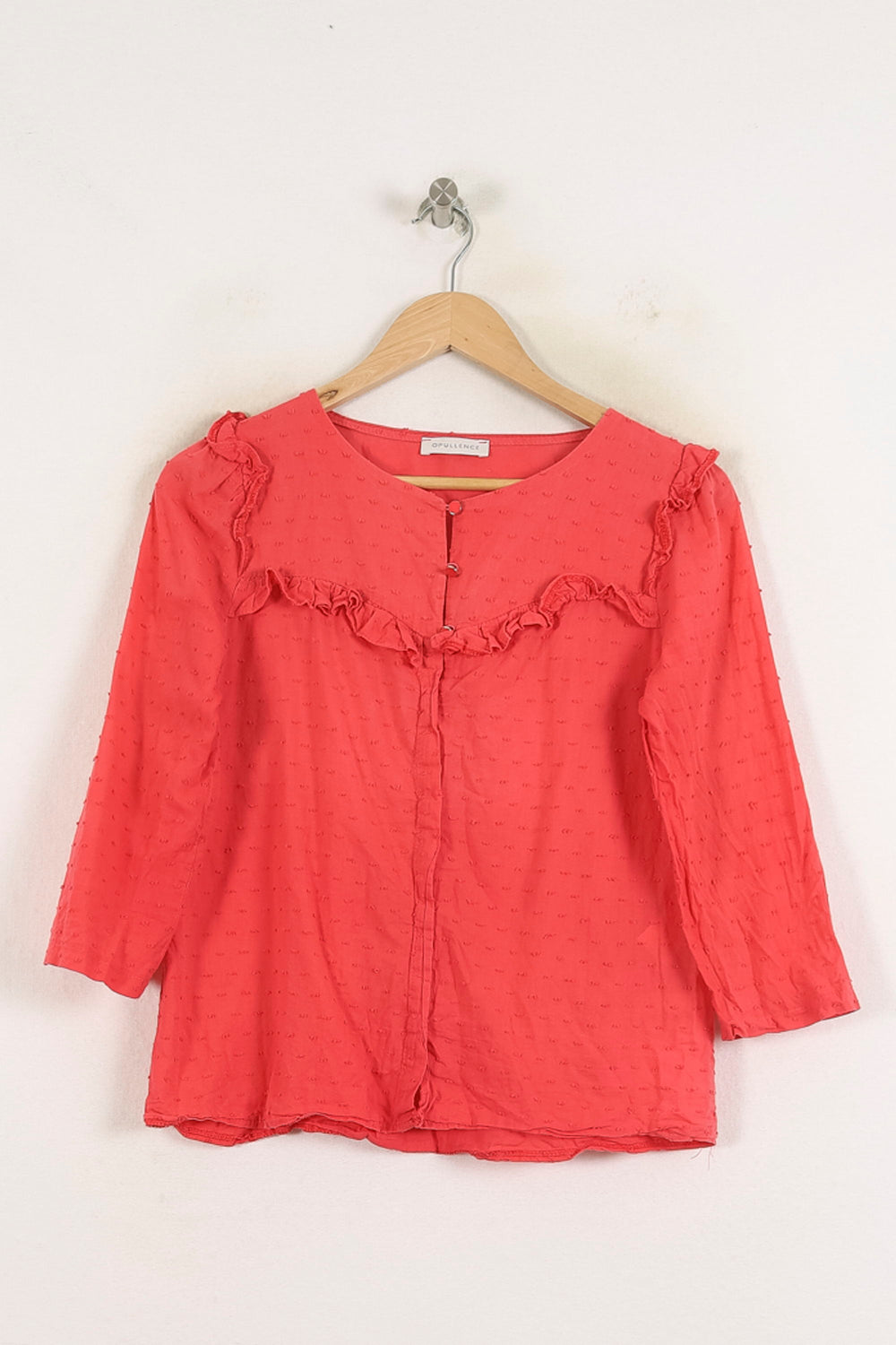 Blouse Rouge - Taille S/36 de la marque Opullence | PARAD78857 - Vendu par Paradigme - Image 2