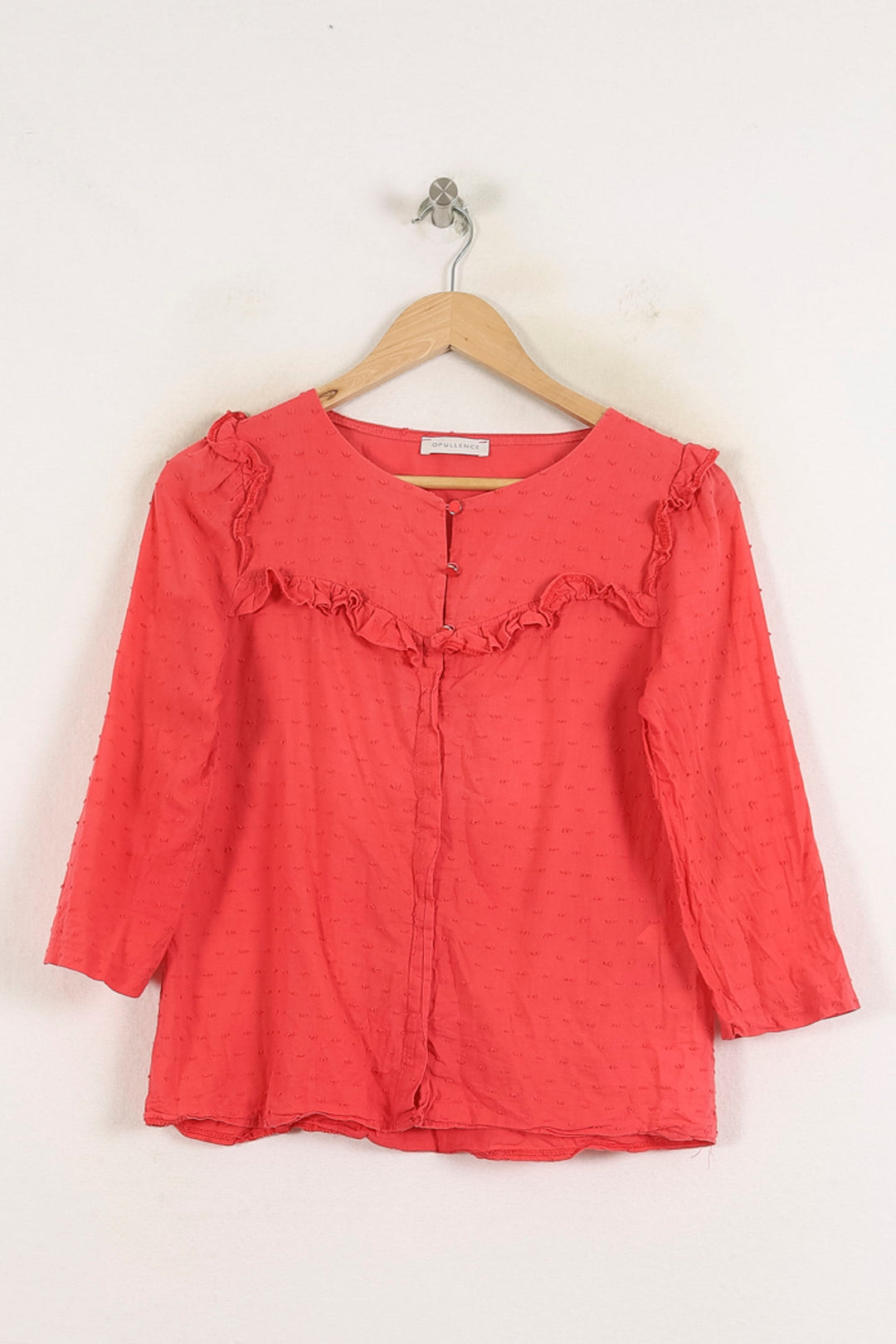 Blouse Rouge - Taille S/36 de la marque Opullence | PARAD78857 - Vendu par Paradigme - Image 2
