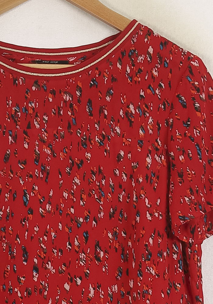 Robe Courte Rouge - Taille XL/42 de la marque One Step | PARAD78863 - Vendu par Paradigme - Image 3