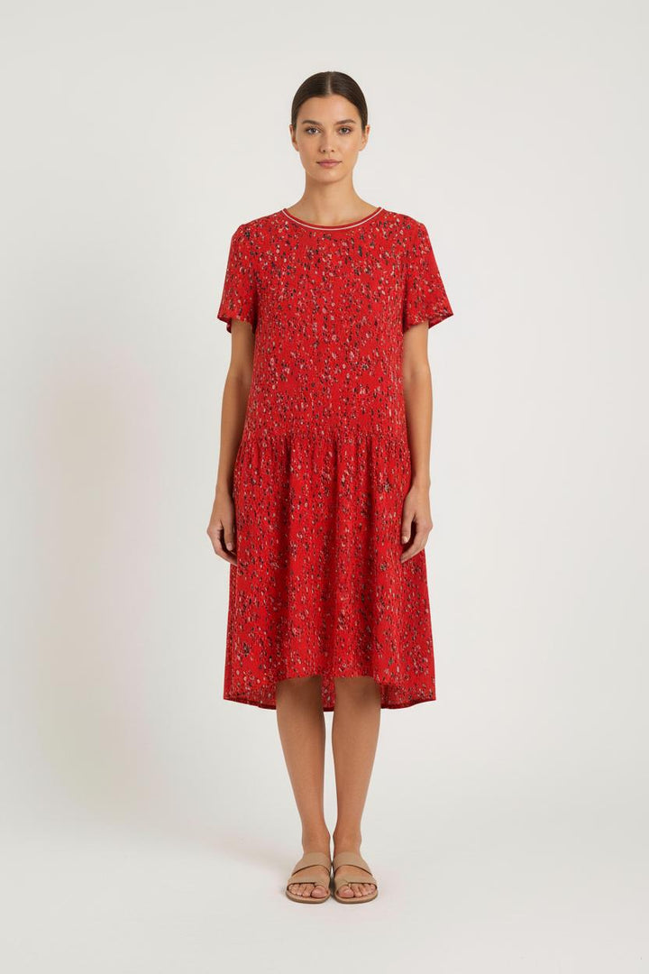 Robe Courte Rouge - Taille XL/42 de la marque One Step | PARAD78863 - Vendu par Paradigme - Image 1