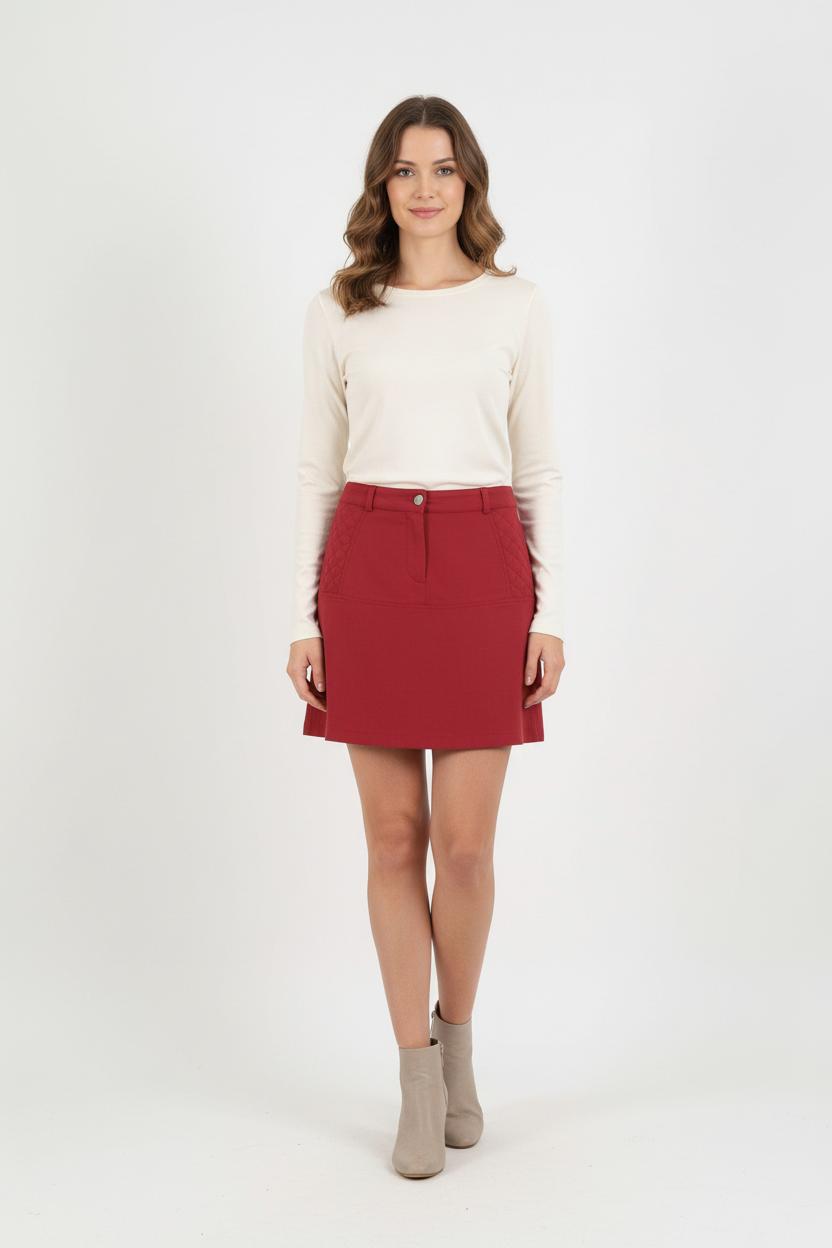 Jupe Courte Rose - Taille S/36 de la marque Vanessa Bruno | PARAD78874 - Vendu par Paradigme - Image 1