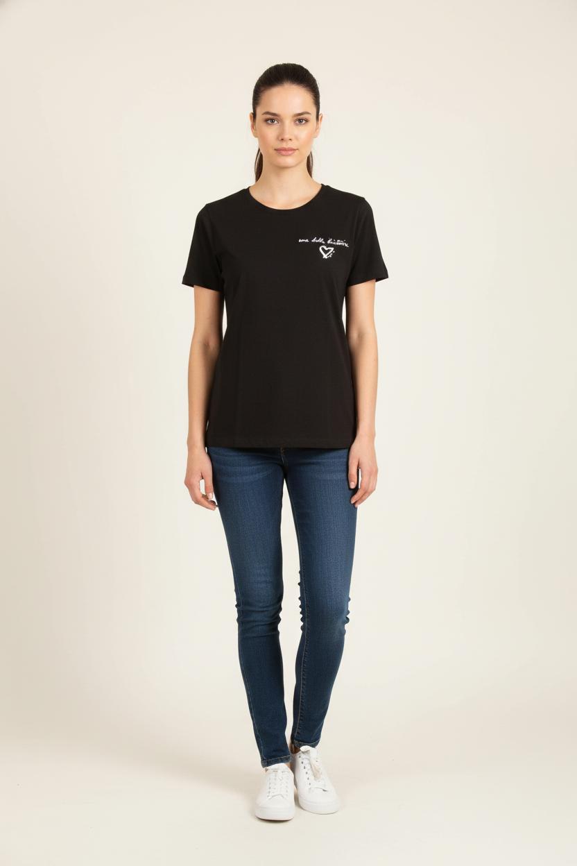 Tee-shirt Noir - Taille T.U. de la marque Agnès b. | PARAD78880 - Vendu par Paradigme - Image 1