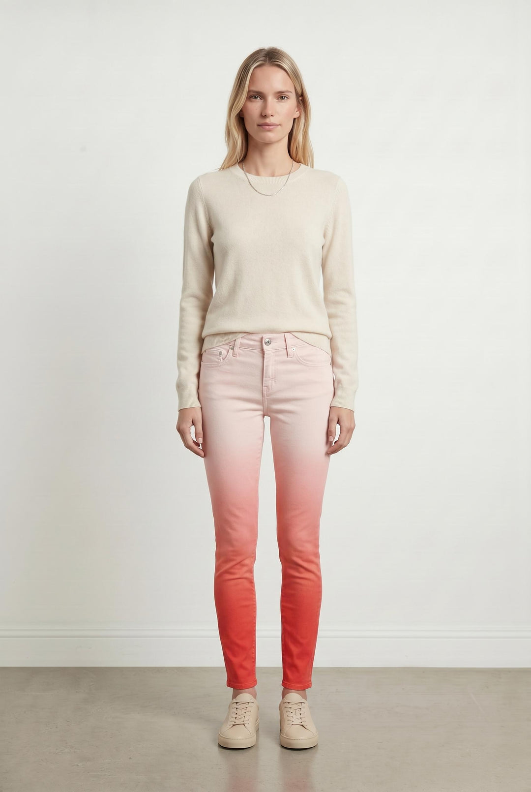 Jean Dégradé Rose et Rouge - Taille XS/34 de la marque The Kooples | PARAD78886 - Vendu par Paradigme - Image 1