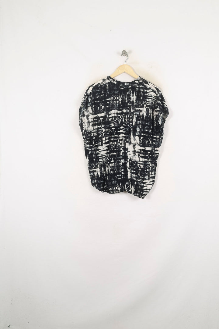 Blouse Noire et Blanche - Taille M/38 de la marque Bérénice | PARAD78889 - Vendu par Paradigme - Image 4