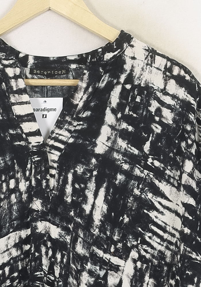 Blouse Noire et Blanche - Taille M/38 de la marque Bérénice | PARAD78889 - Vendu par Paradigme - Image 3