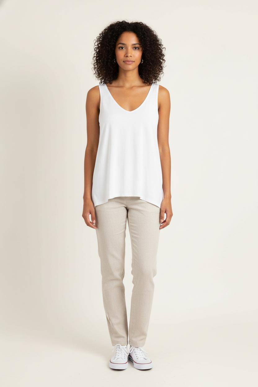 Débardeur Blanc - Taille S/36 de la marque Comptoir des Cotonniers | PARAD78894 - Vendu par Paradigme - Image 1
