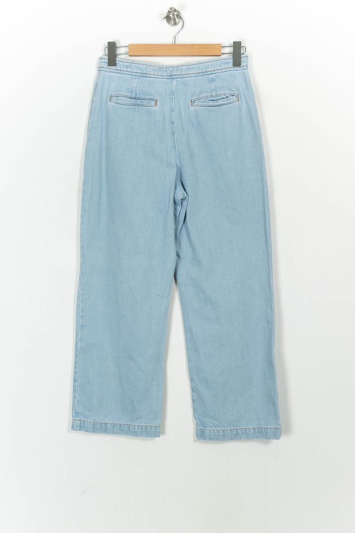 Jean Large Bleu Clair - Taille M/38 de la marque Sézane | PARAD78896 - Vendu par Paradigme - Image 4