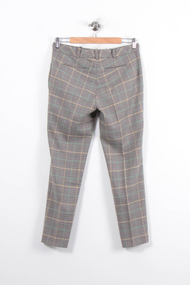 Pantalon Carreaux Beige et Gris - Taille S/36 de la marque ba&sh | PARAD78904 - Vendu par Paradigme - Image 4