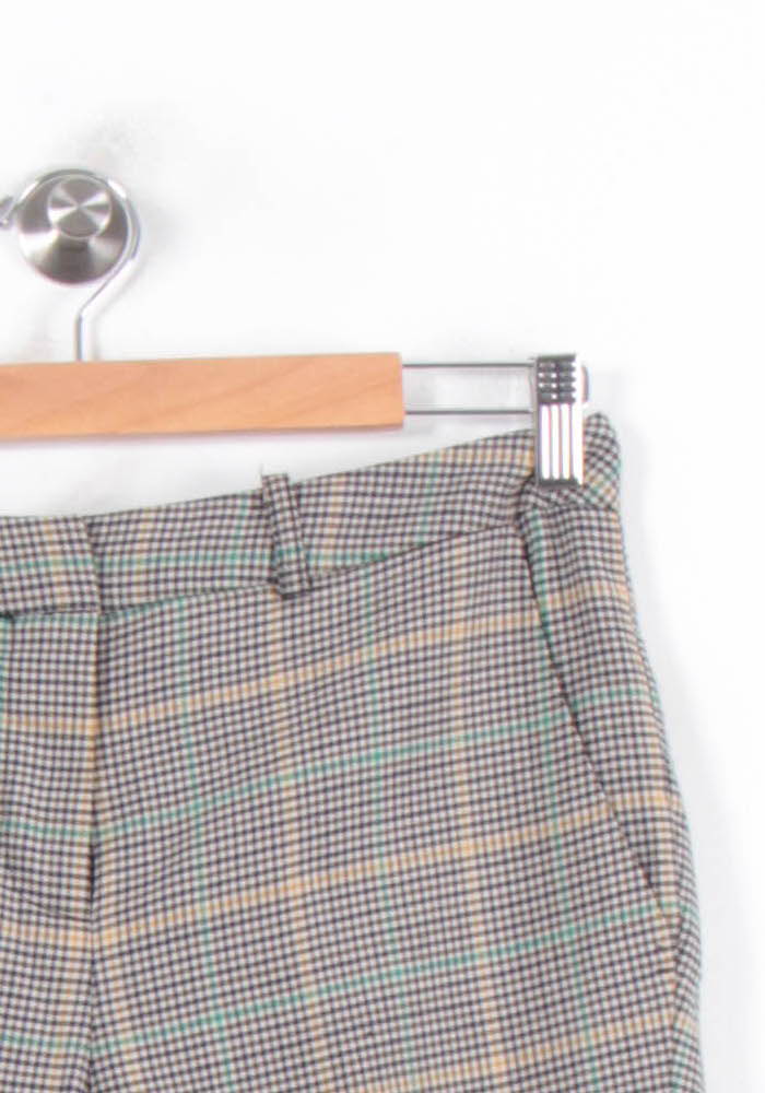 Pantalon Carreaux Beige et Gris - Taille S/36 de la marque ba&sh | PARAD78904 - Vendu par Paradigme - Image 3