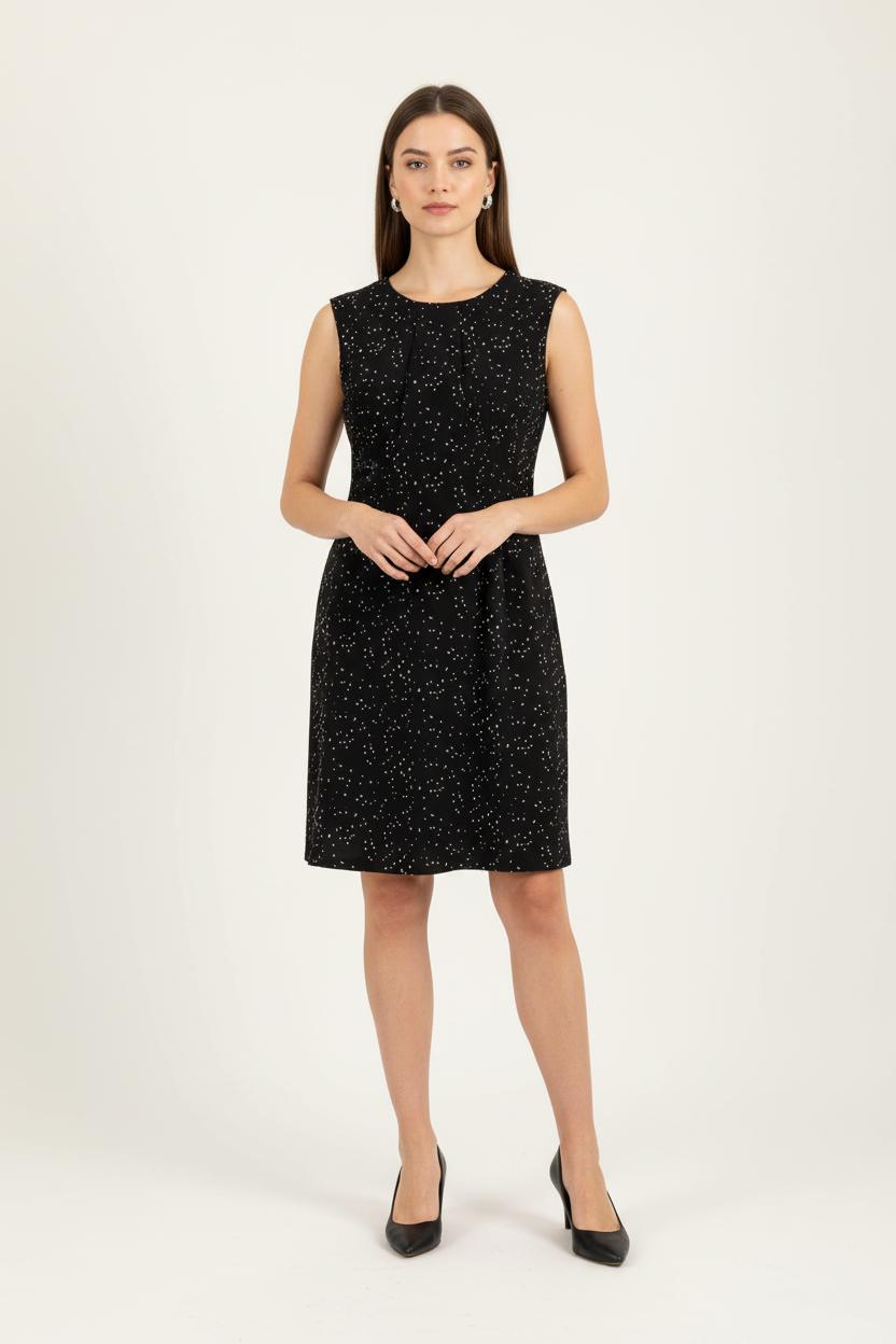 Robe Noire et Blanche - Taille L/40 de la marque La Fée Maraboutée | PARAD78920 - Vendu par Paradigme - Image 1