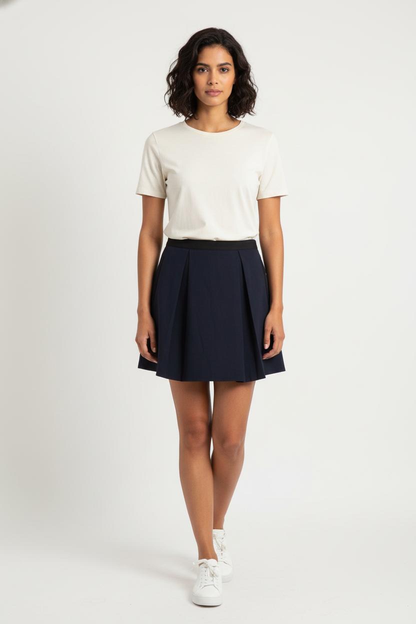 Jupe Plissée Bleue - Taille M/38 de la marque Grace & Mila | PARAD78925 - Vendu par Paradigme - Image 1