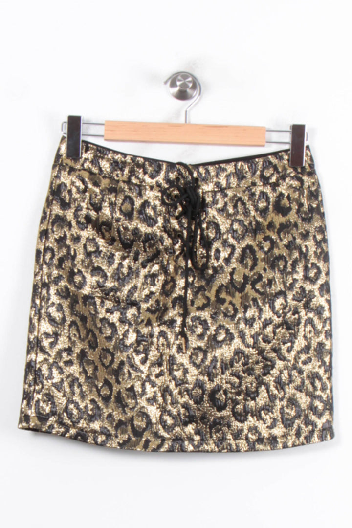 Jupe Courte Or et Noir - Taille S/36 de la marque Grace & Mila | PARAD78930 - Vendu par Paradigme - Image 2