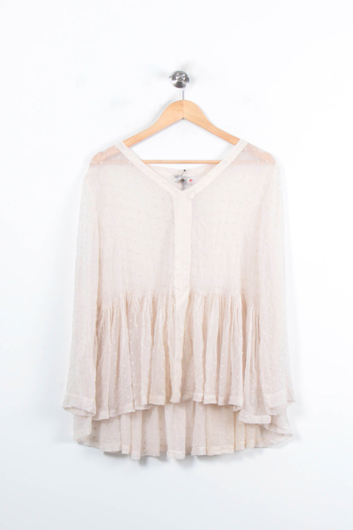 Blouse Béige - Taille M/38 de la marque Stella Forest | PARAD78936 - Vendu par Paradigme - Image 2
