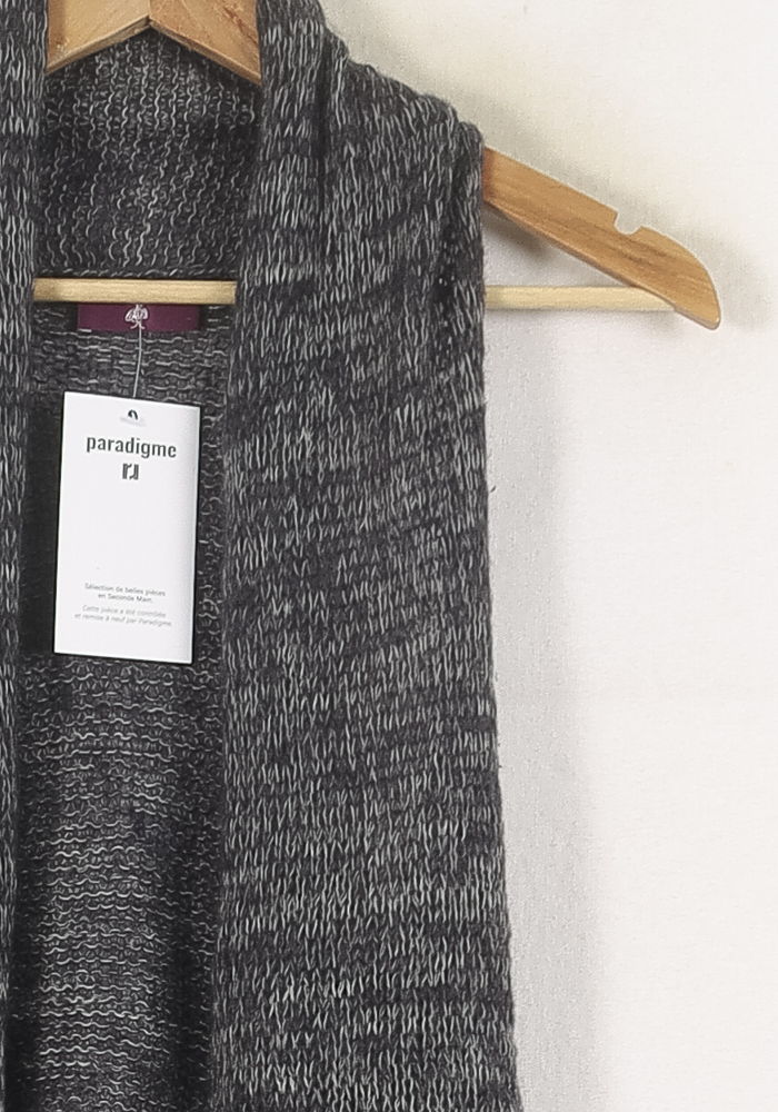 Gilet Sans Manches Gris - Taille S/36 de la marque One Step | PARAD78948 - Vendu par Paradigme - Image 3