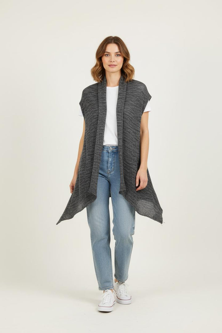 Gilet Sans Manches Gris - Taille S/36 de la marque One Step | PARAD78948 - Vendu par Paradigme - Image 1