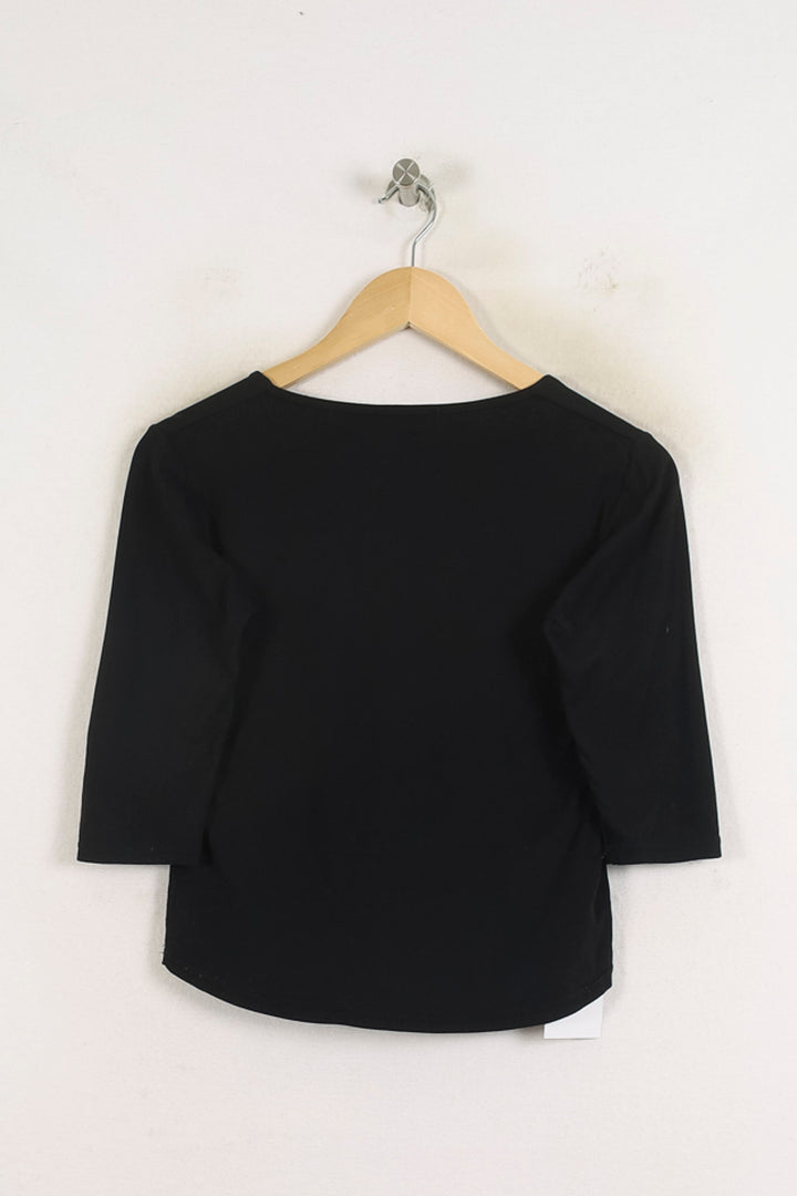 Tee-shirt Noir - Taille M/38 de la marque Sud express | PARAD78951 - Vendu par Paradigme - Image 4