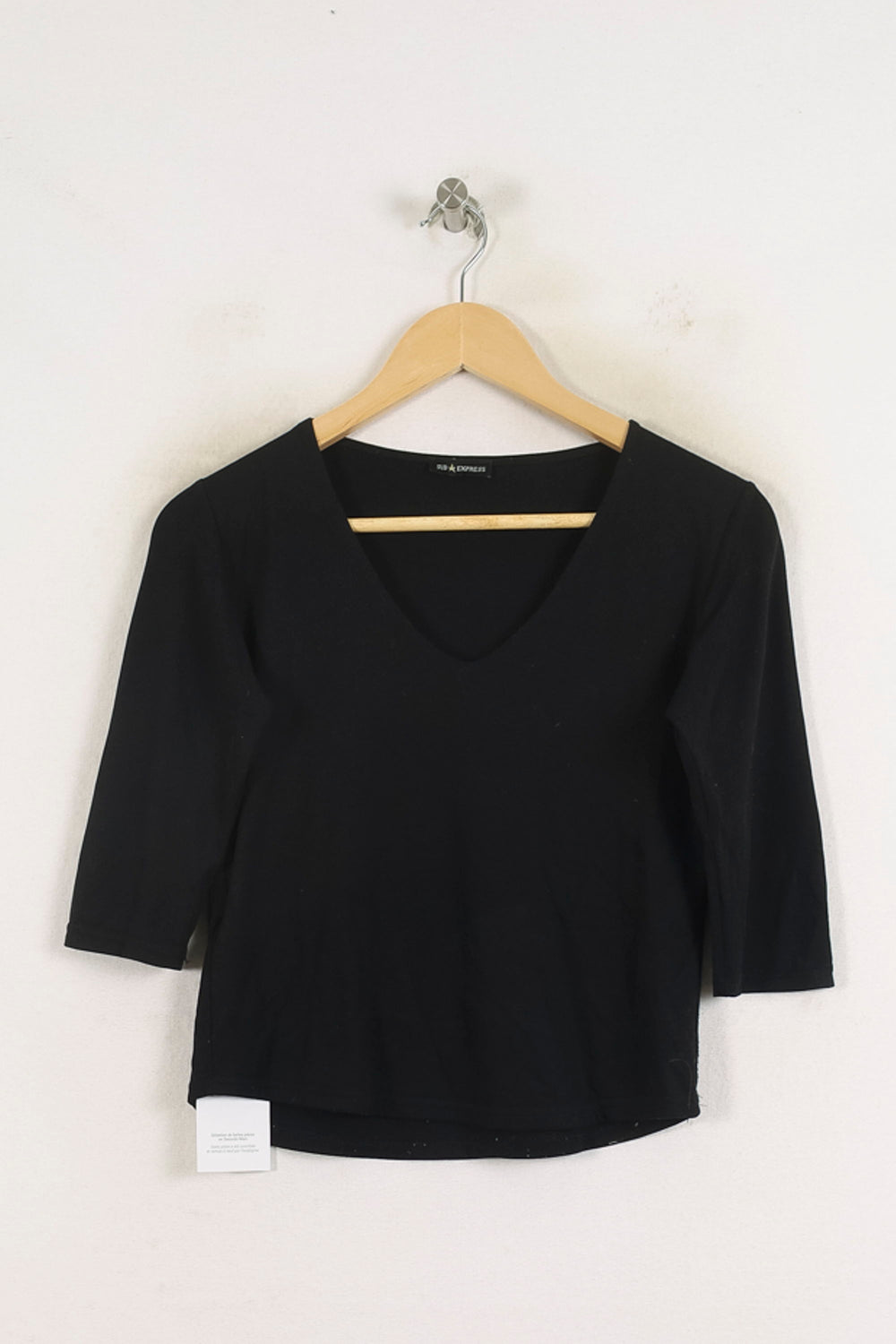 Tee-shirt Noir - Taille M/38 de la marque Sud express | PARAD78951 - Vendu par Paradigme - Image 2