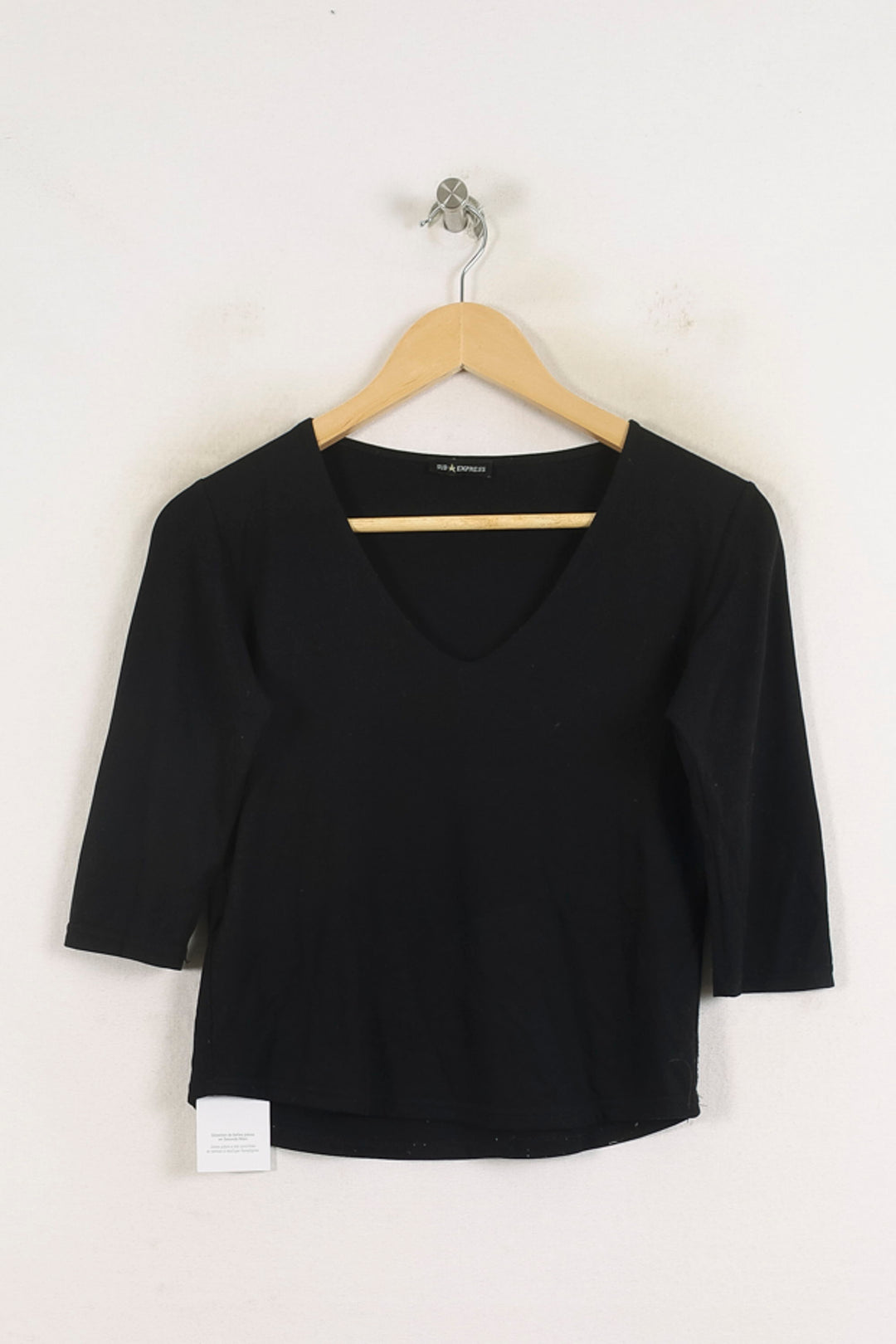 Tee-shirt Noir - Taille M/38 de la marque Sud express | PARAD78951 - Vendu par Paradigme - Image 2