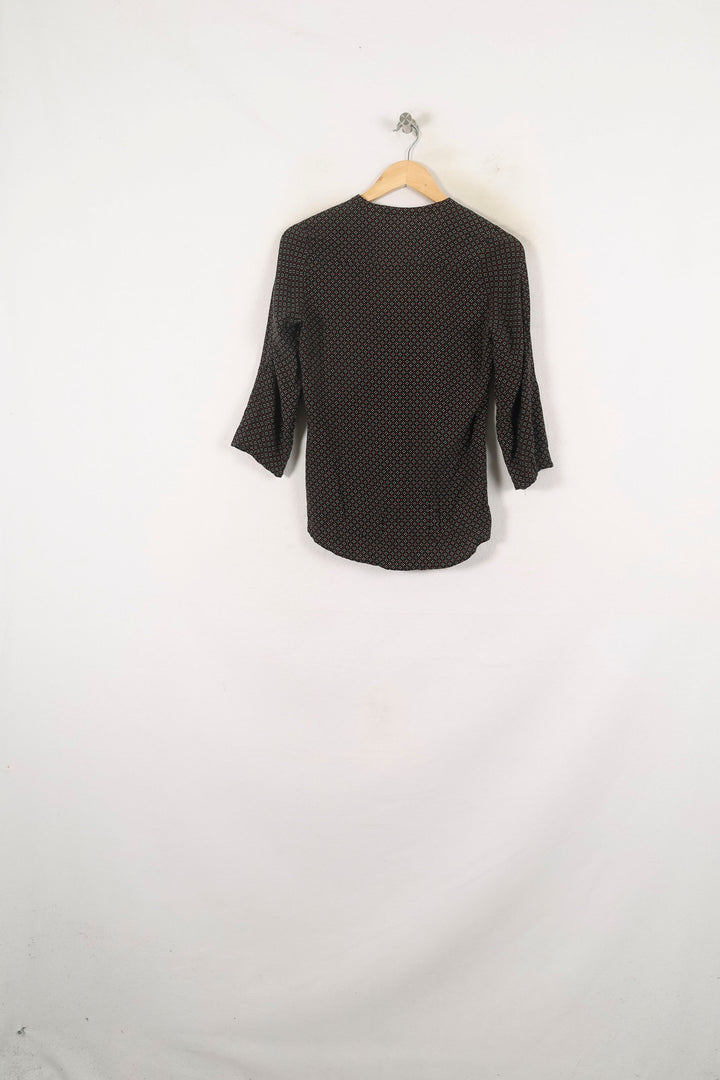 Blouse Noire et Rouge - Taille S/36 de la marque Sud express | PARAD78953 - Vendu par Paradigme - Image 4