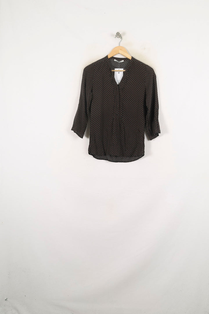 Blouse Noire et Rouge - Taille S/36 de la marque Sud express | PARAD78953 - Vendu par Paradigme - Image 2