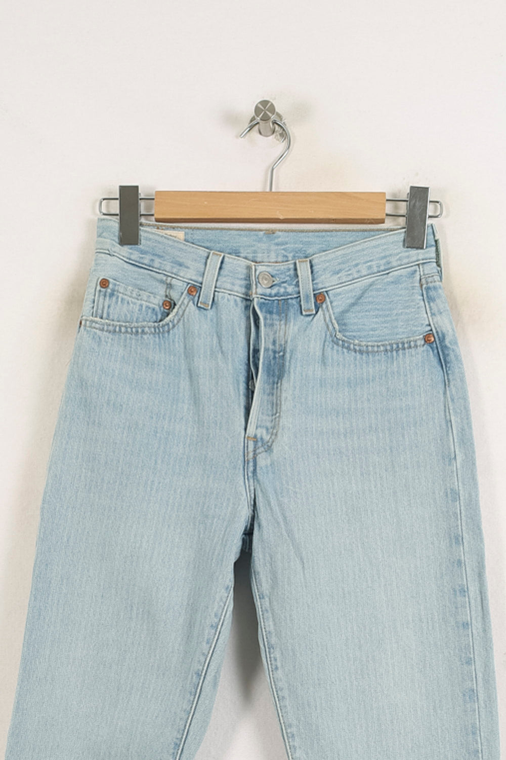 Jean Droit Bleu Clair - Taille S/36 de la marque Levi's | PARAD78966 - Vendu par Paradigme - Image 2