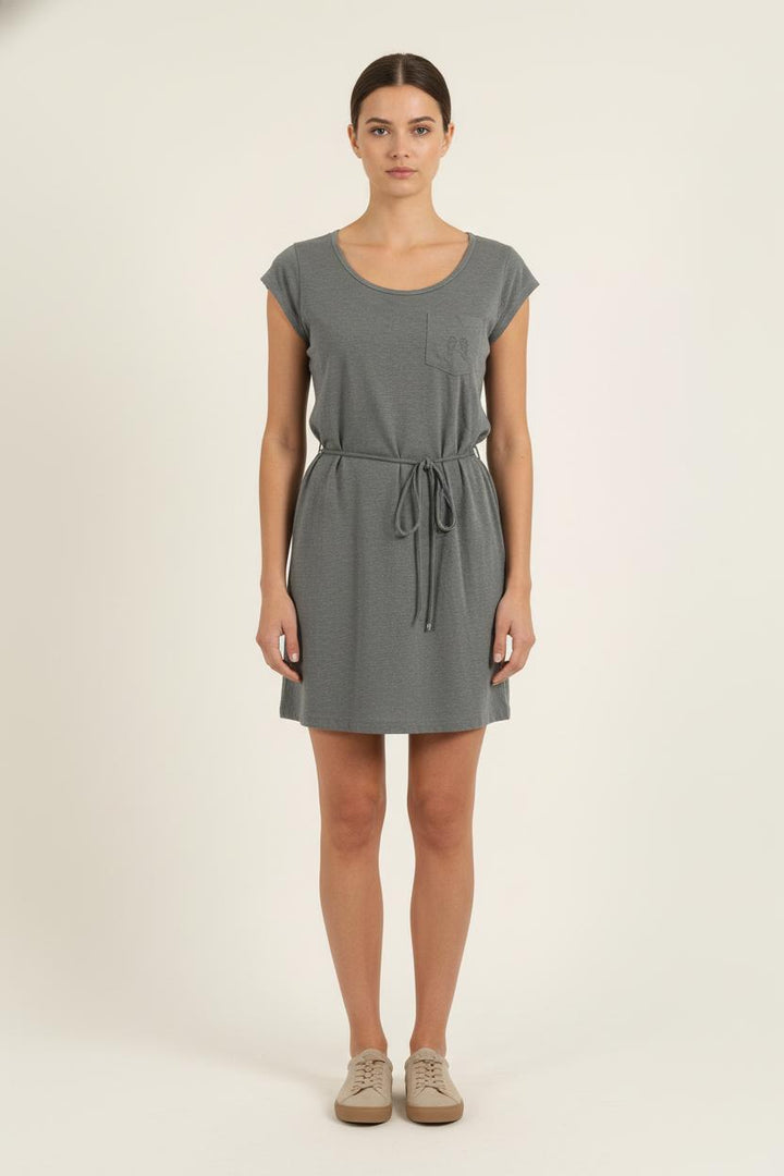 Robe T-shirt Grise - Taille XS/34 de la marque Bérénice | PARAD78968 - Vendu par Paradigme - Image 1