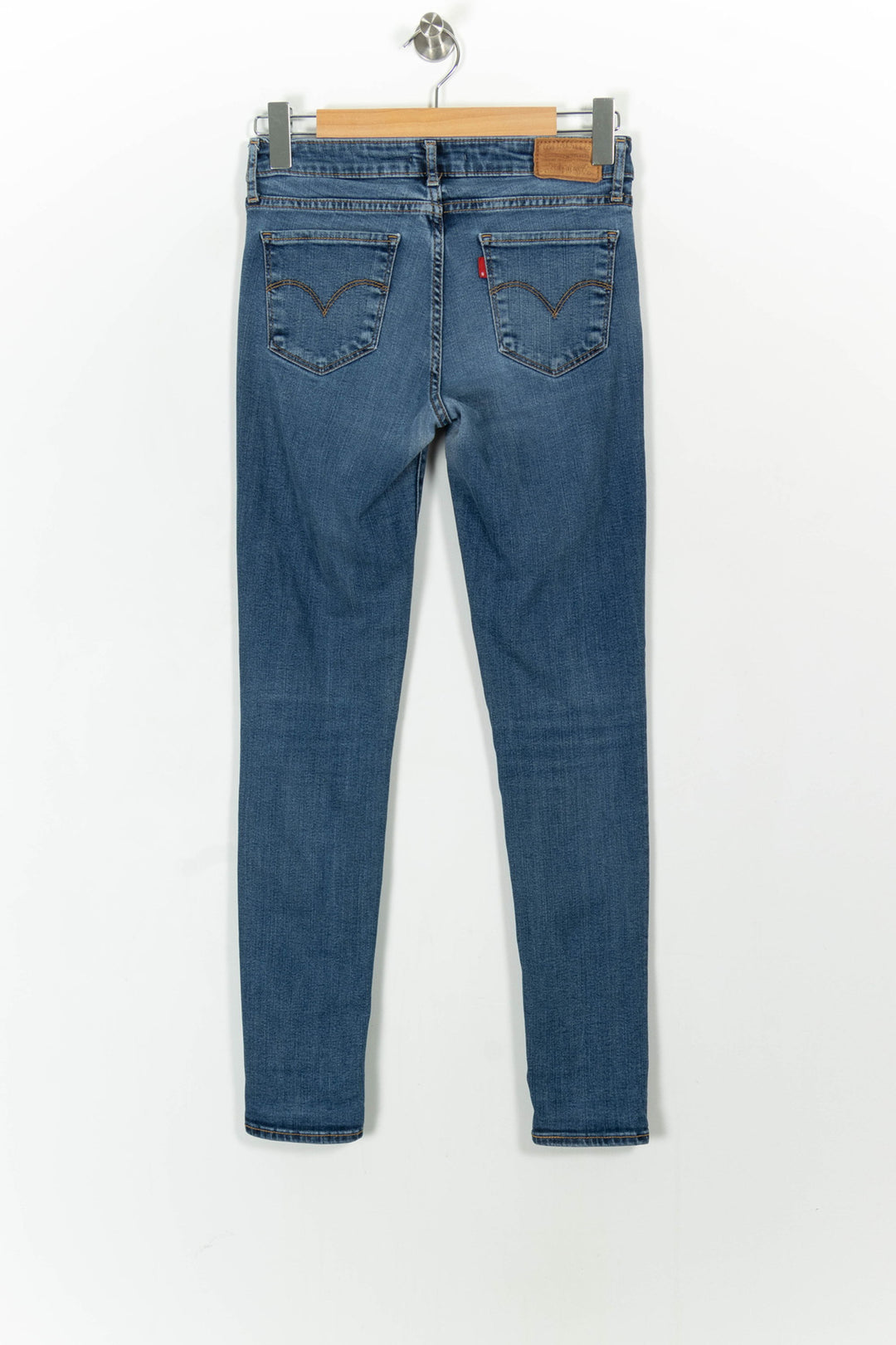 Jean Skinny Bleu - Taille M/38 de la marque Levi's | PARAD78971 - Vendu par Paradigme - Image 4