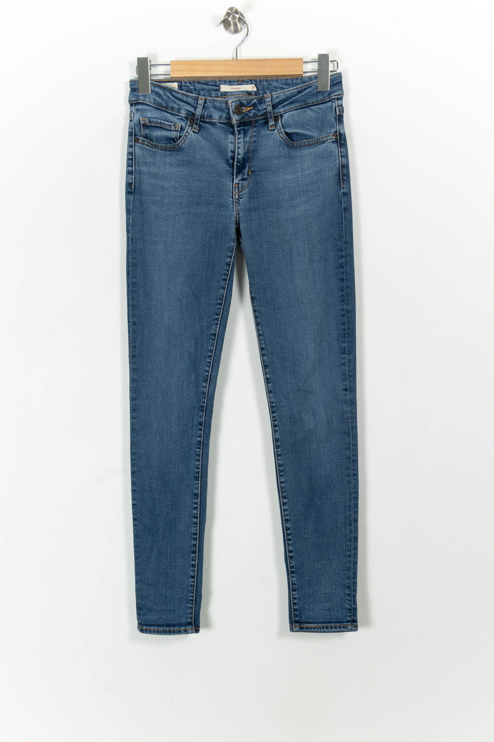 Jean Skinny Bleu - Taille M/38 de la marque Levi's | PARAD78971 - Vendu par Paradigme - Image 2