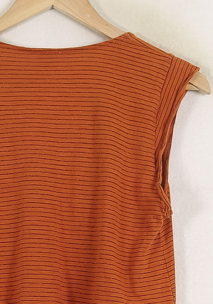 Robe Sans Manches Orange - Taille XS/34 de la marque Des petits hauts | PARAD78981 - Vendu par Paradigme - Image 3