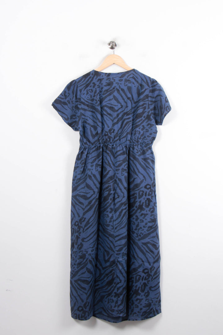 Robe Bleue et Noire - Taille L/40 de la marque La Fée Maraboutée | PARAD78999 - Vendu par Paradigme - Image 4