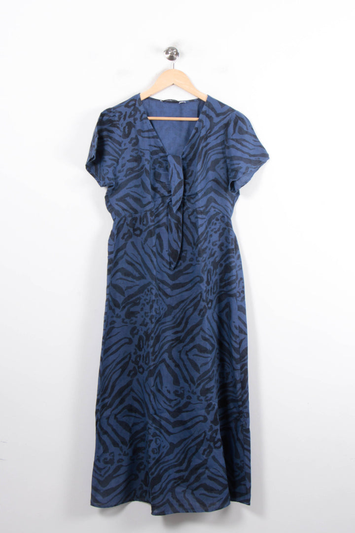 Robe Bleue et Noire - Taille L/40 de la marque La Fée Maraboutée | PARAD78999 - Vendu par Paradigme - Image 2