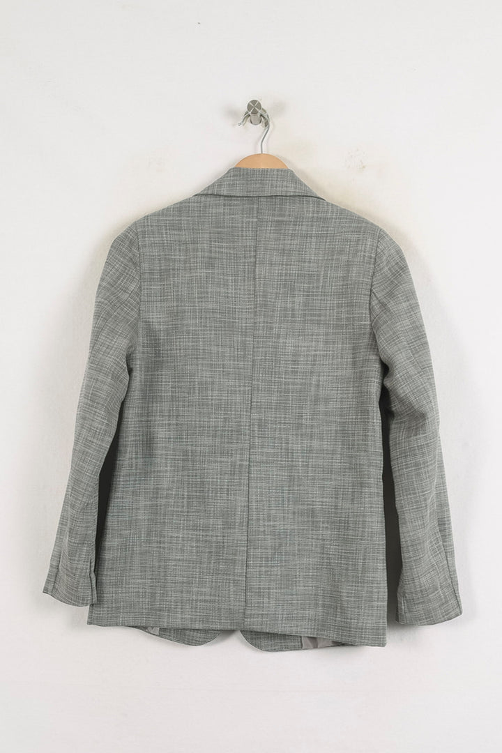 Blazer Gris - Taille XS/34 de la marque La Fée Maraboutée | PARAD79003 - Vendu par Paradigme - Image 4