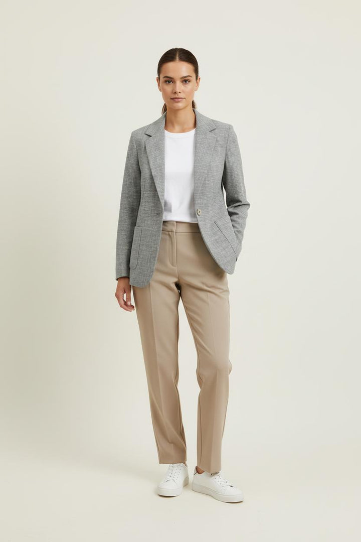 Blazer Gris - Taille XS/34 de la marque La Fée Maraboutée | PARAD79003 - Vendu par Paradigme - Image 1