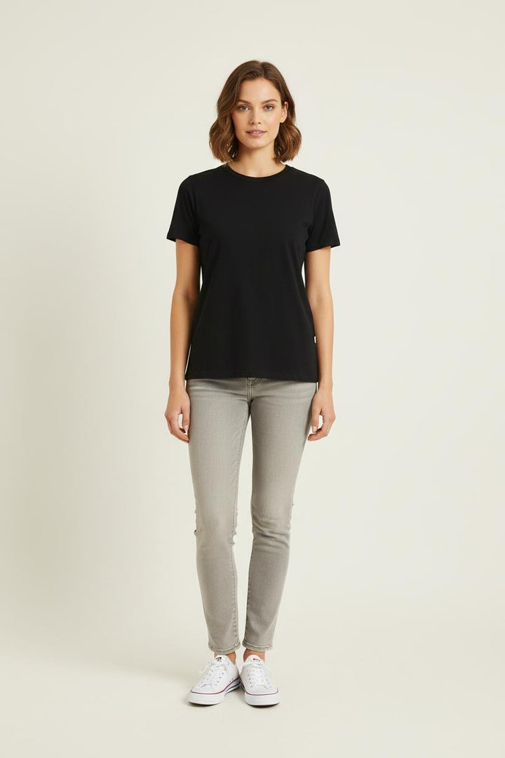 Tee-shirt Noir - Taille XS/34 de la marque La Fée Maraboutée | PARAD79004 - Vendu par Paradigme - Image 1