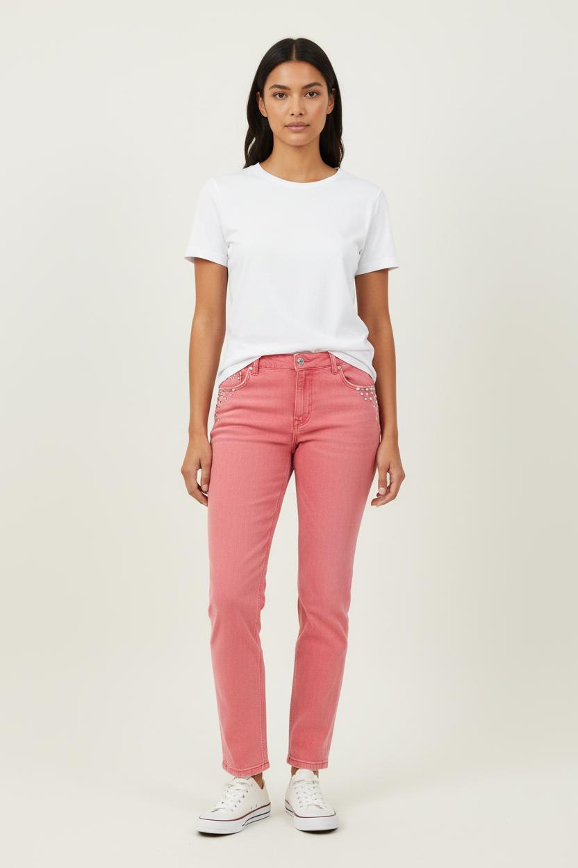 Jean Rouge - Taille M/38 de la marque The Kooples | PARAD79019 - Vendu par Paradigme - Image 1