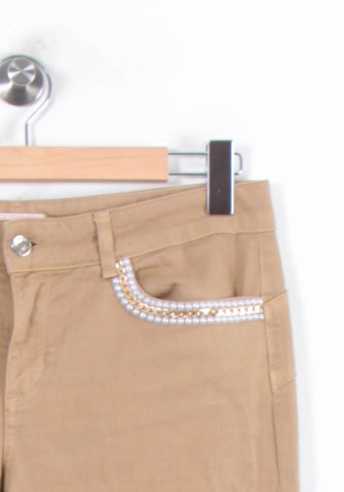 Jean Beige - Taille L/40 de la marque Liu Jo | PARAD79020 - Vendu par Paradigme - Image 3