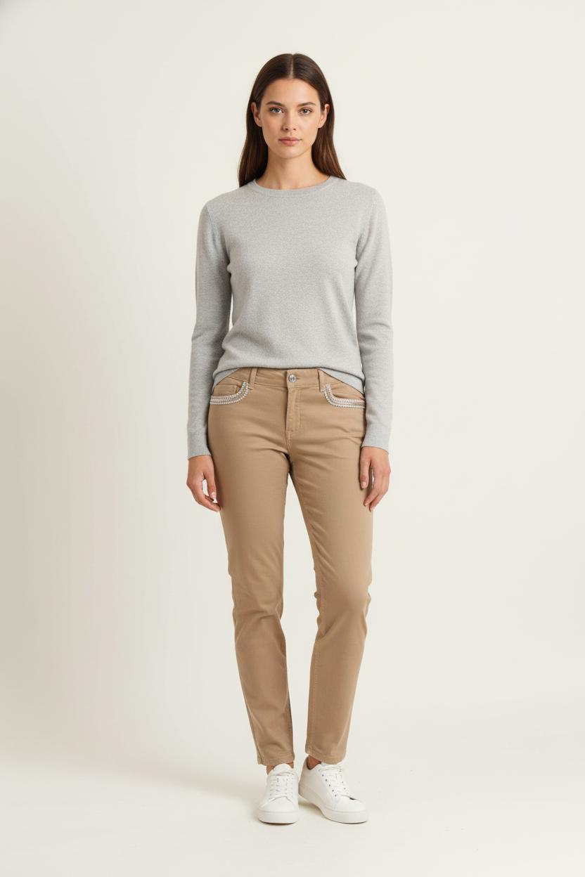 Jean Beige - Taille L/40 de la marque Liu Jo | PARAD79020 - Vendu par Paradigme - Image 1