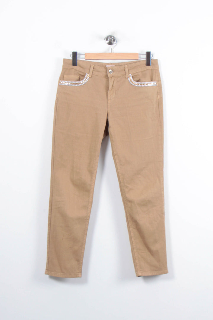 Jean Beige - Taille L/40 de la marque Liu Jo | PARAD79020 - Vendu par Paradigme - Image 2